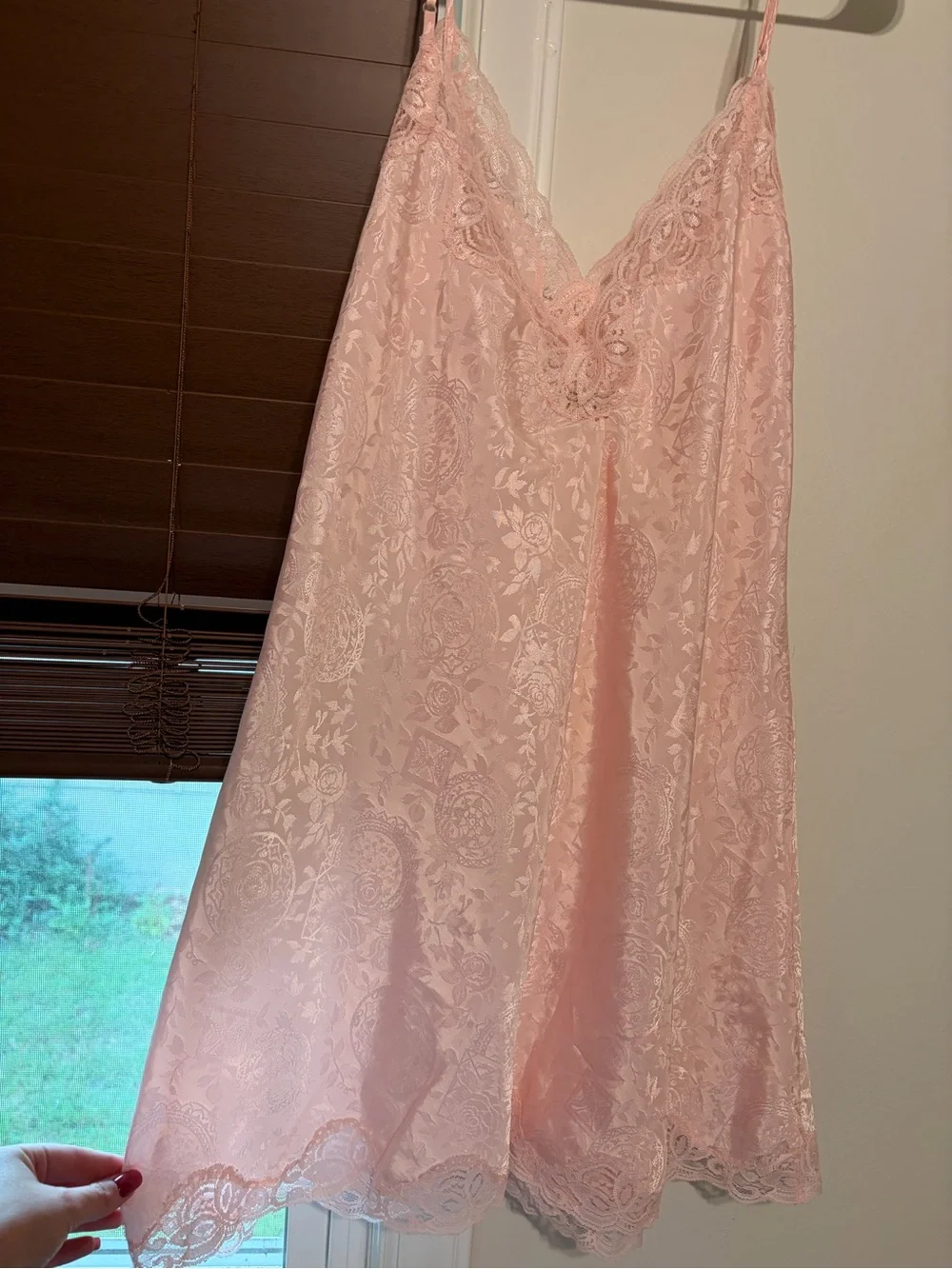 Vintage Gold Label Victoria's Secret Baby Pink Slip Dress